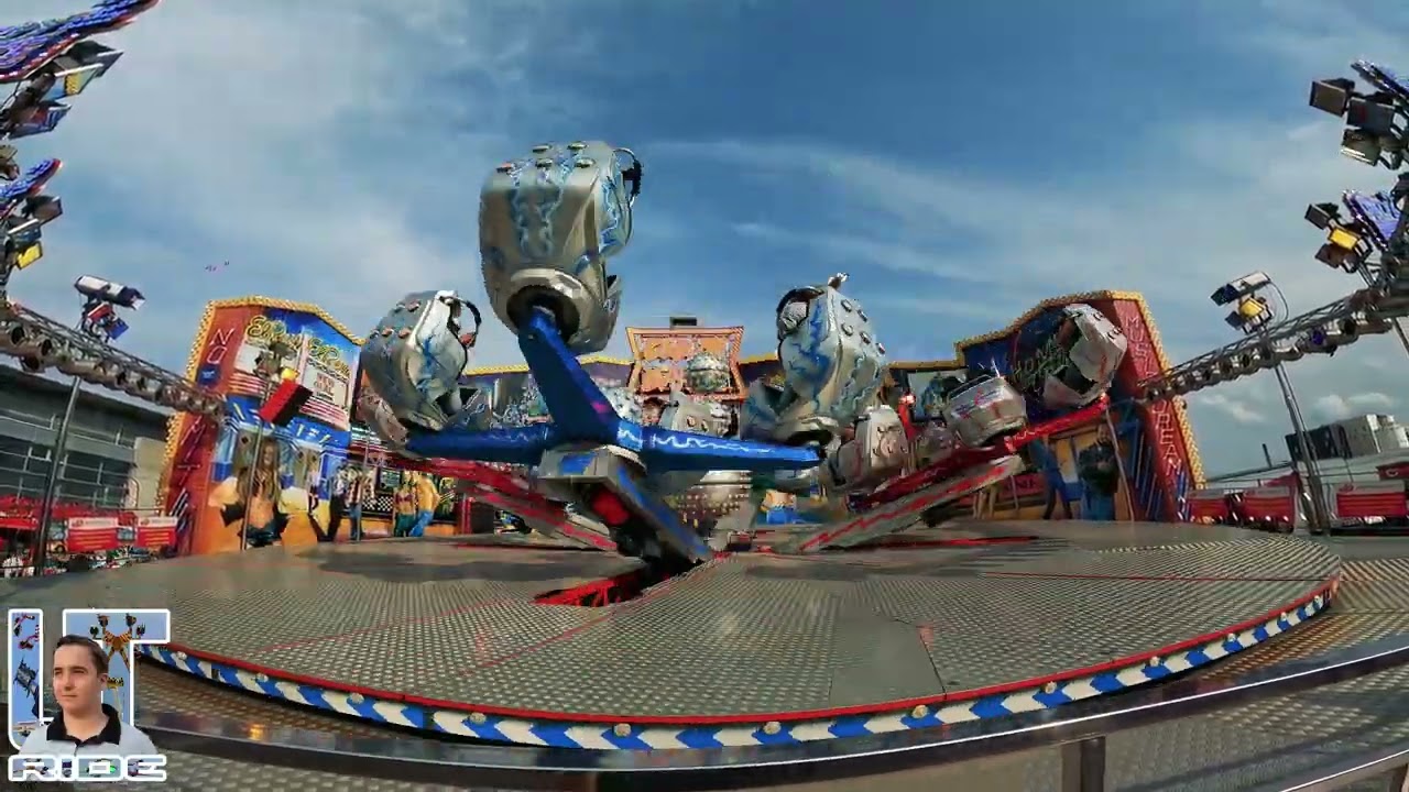 Manège CRAZY DANCE 2 - Foire Saint Michel, Le Havre 2024 | Off ride #lehavre #manege #foire