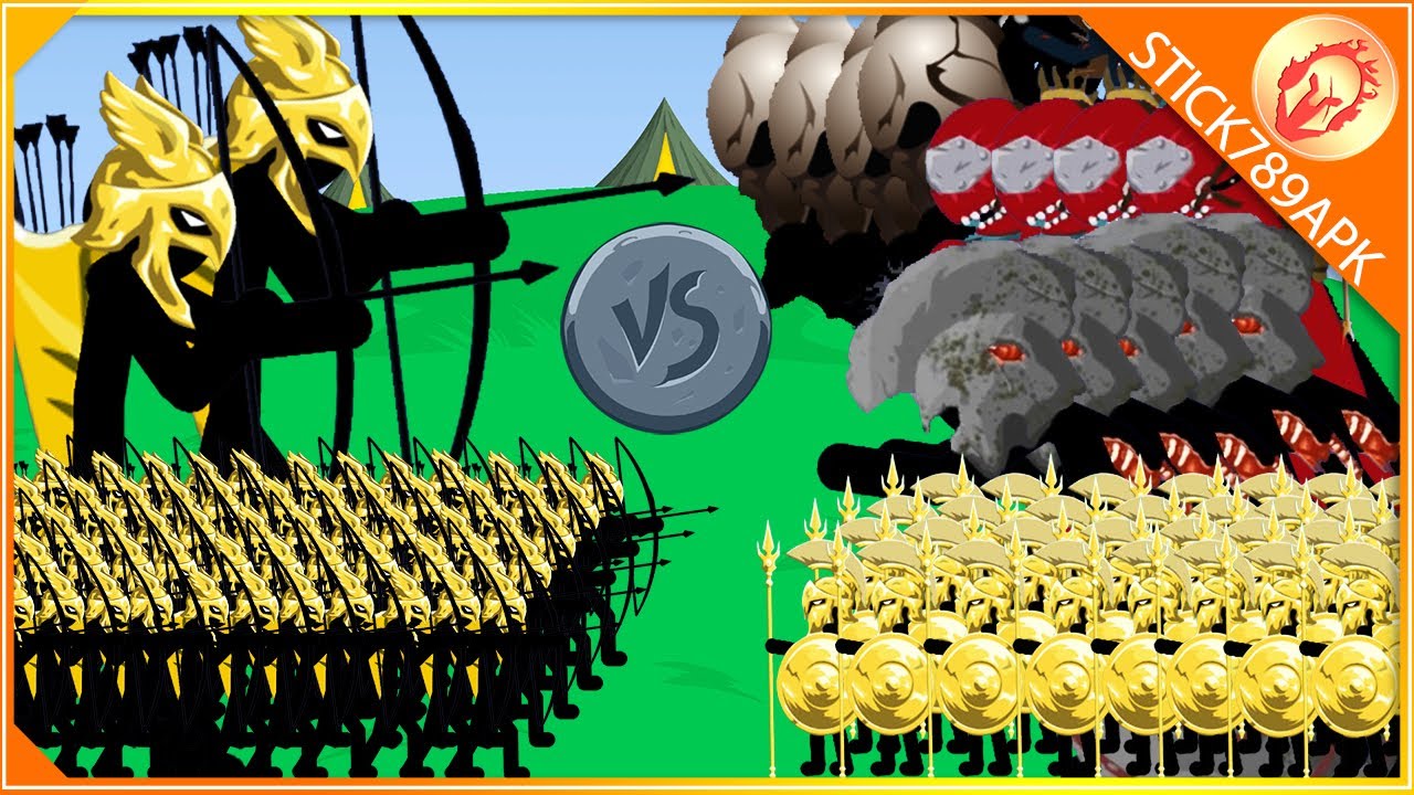 MEGA GOLDEN ARCHER KYTCHU vs ALL BOSS vs KAI RIDER GIANT | Stick War: Legacy mod | Stick789Apk