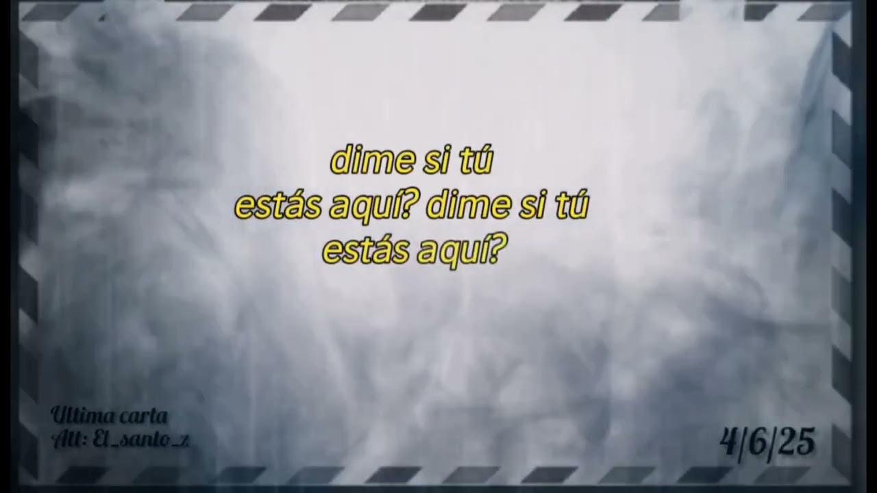 Ultima carta El santo z (audio oficial)