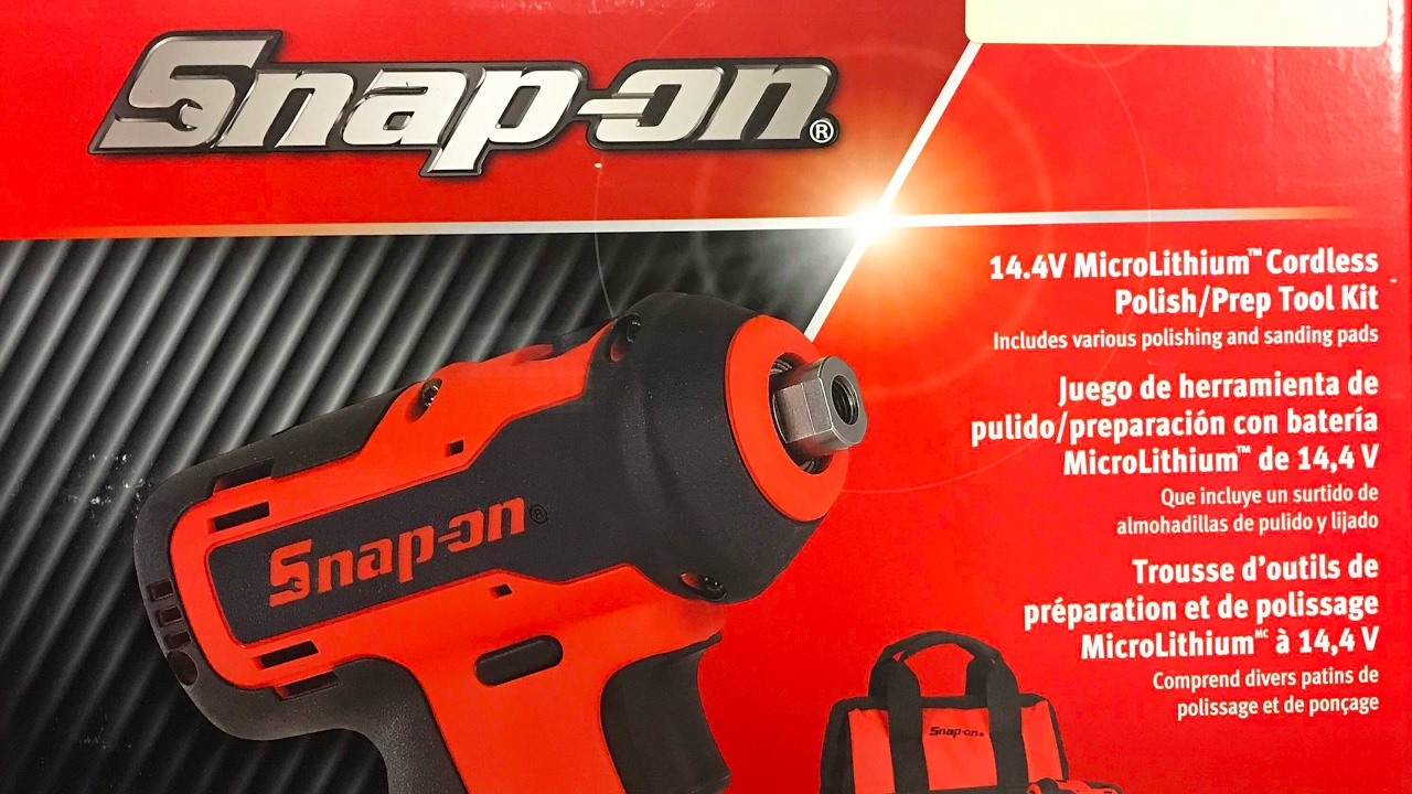 Snapon 14.4v MicroLithium Cordless Polish/Prep Tool Kit  CTPPEU761  Unboxing.
