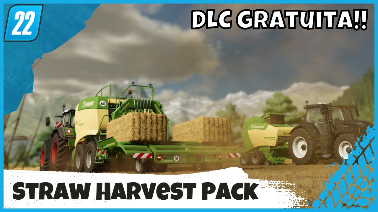 Straw Harvest Pack, Conhecendo na Prática a mais Nova DLC do Farming Simulator 22