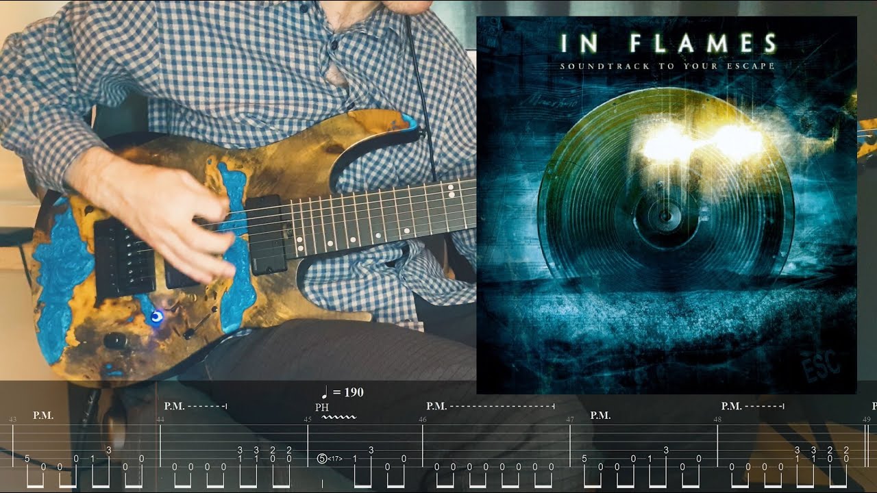 IN FLAMES - F(r)iend (Guitar Cover with On Screen Tabs)