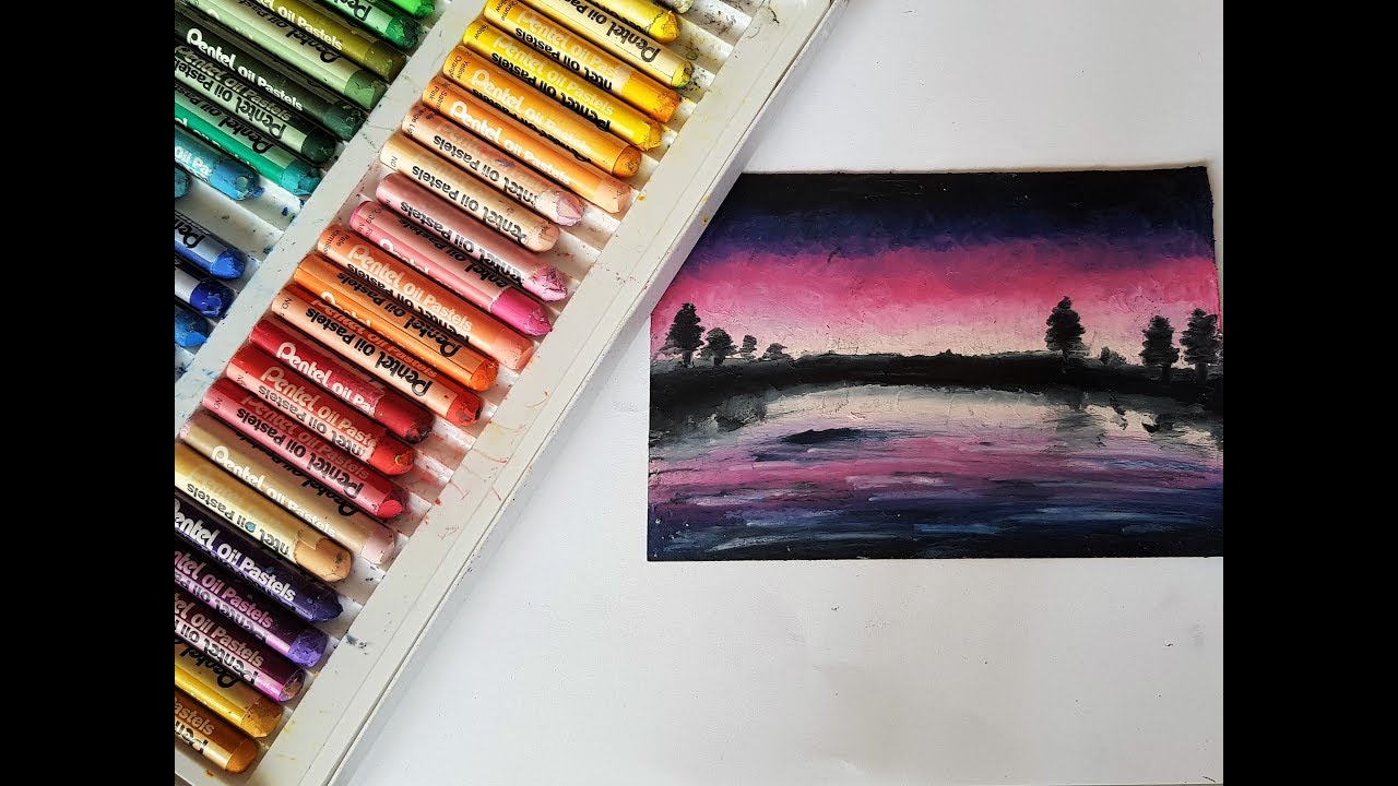 Desenhando Paisagem com Giz Pastel Oleoso