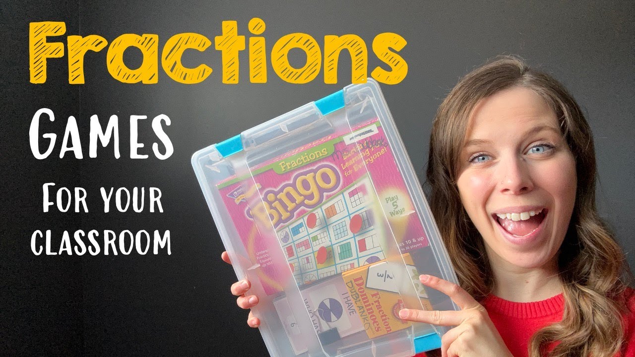 Fractions Games for Your Classrooms - Games to Teach Fractions in grades 3 and 4