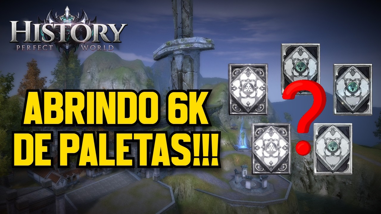 PW HISTORY: VOLTEI NO SERVIDOR DEPOIS DE 6 MESES E ABRI 6K DE PALETAS!
