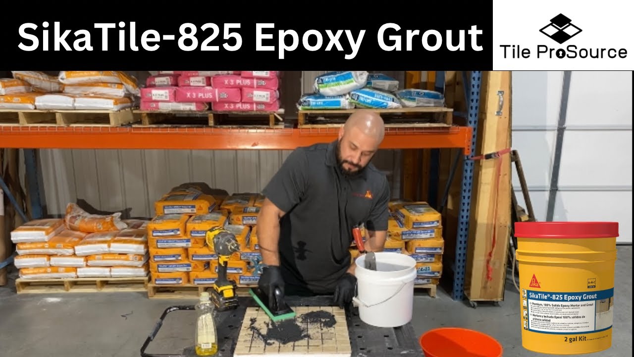 How to Grout Tile with Sika 825 Epoxy Grout