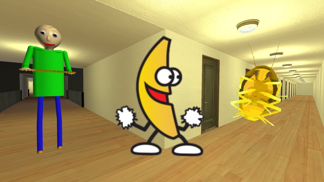 Cockroach Super, Banana And Baldi Nextbot Gmod