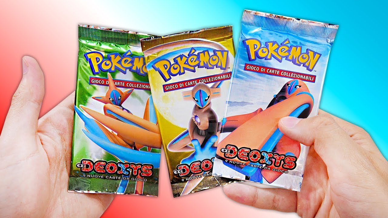 APRO 2 BUSTINE POKEMON EX DEOXYS COSTOSISSIME E INTROVABILI!
