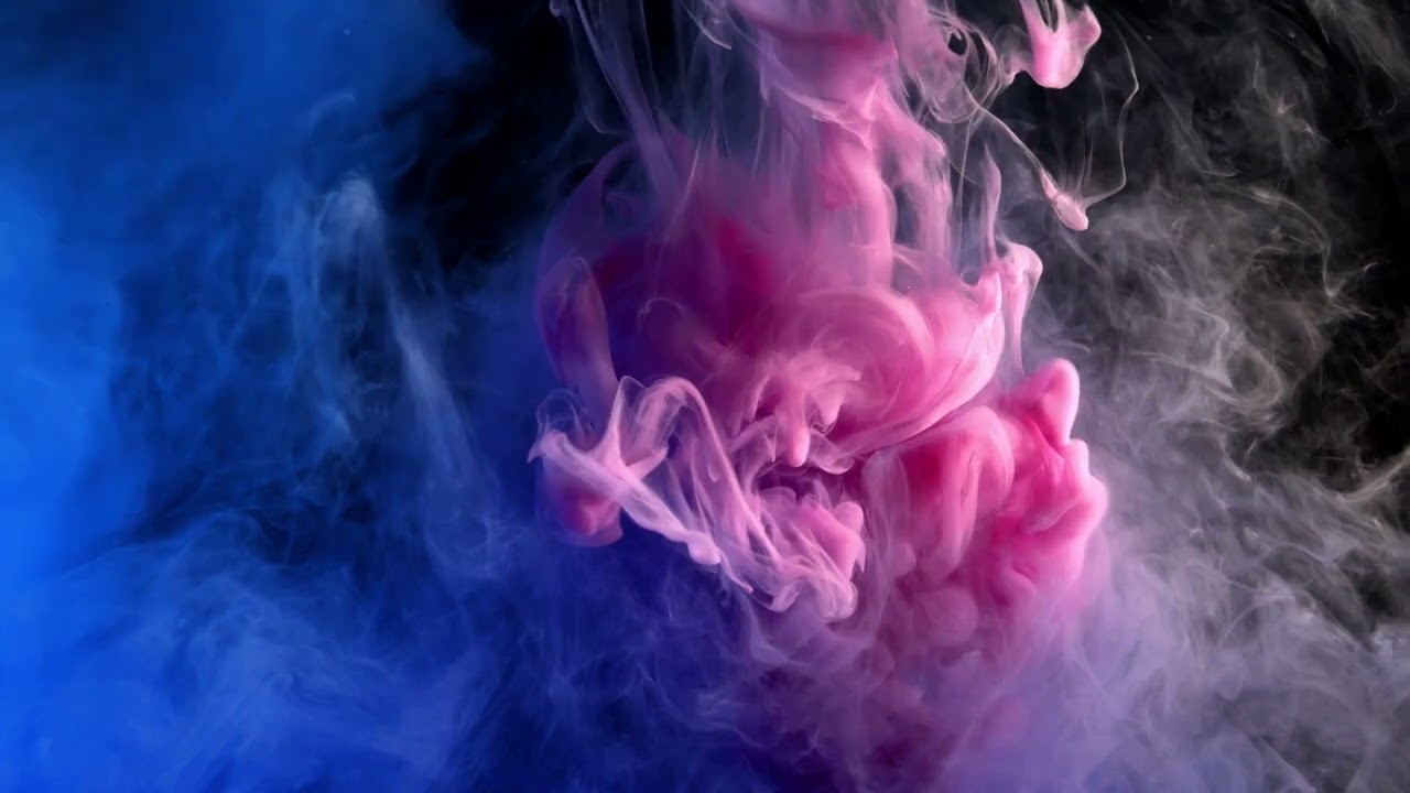 EFEITO DE FUMA&Ccedil;A COLORIDA - FUNDO DE TELA  -  RELAXING SCREENSAVER