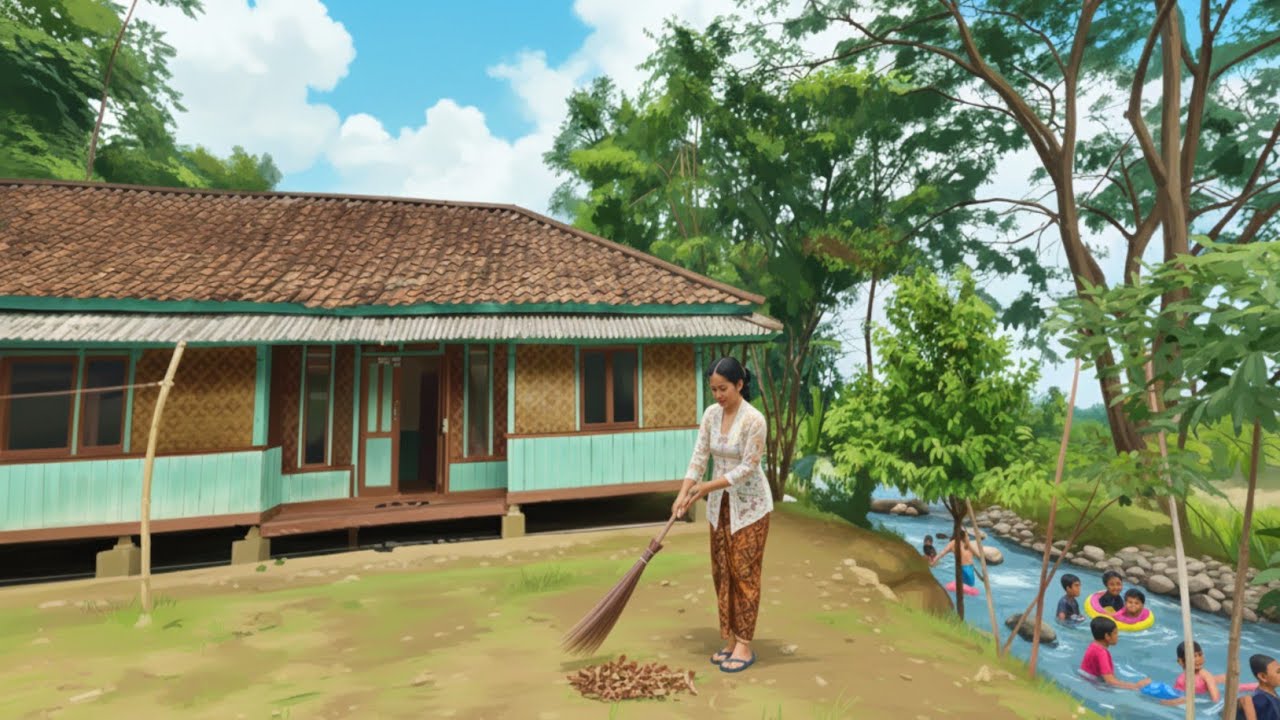 Mantap 🤩 Rumah Panggung Disewakan Dekat Warung Jadul Viral Dekat Sungai Jernih