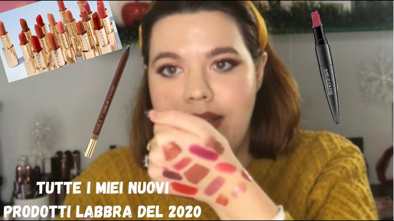 Recensione di tutti i PRODOTTI LABBRA che ho acquistato e ricevuto nel 2020