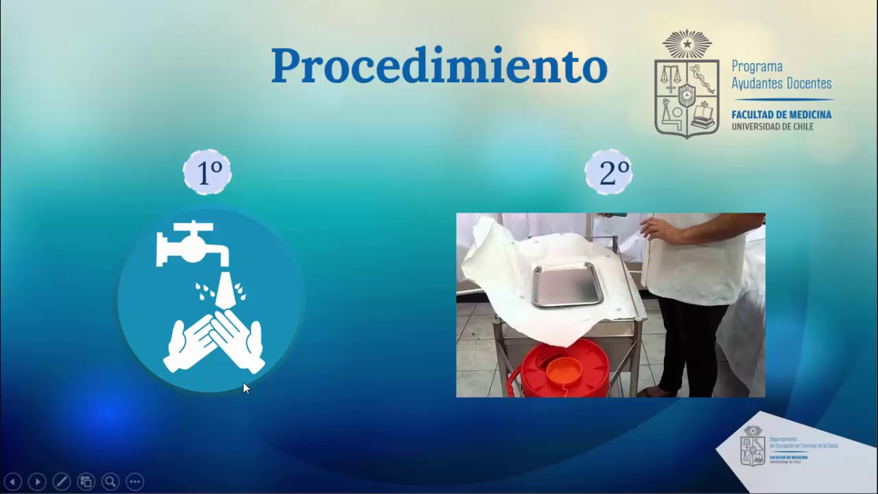 Presentación de material estéril