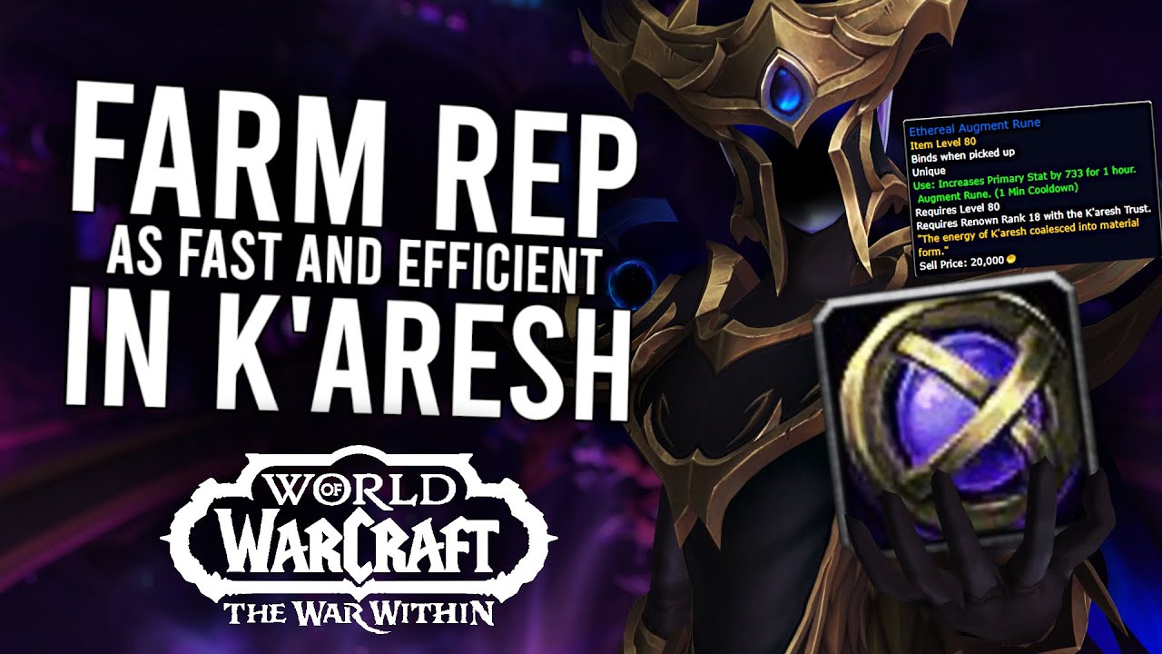 How To Farm K'aresh Trust Renown FAST And Efficiently In 11.2! | The War Within