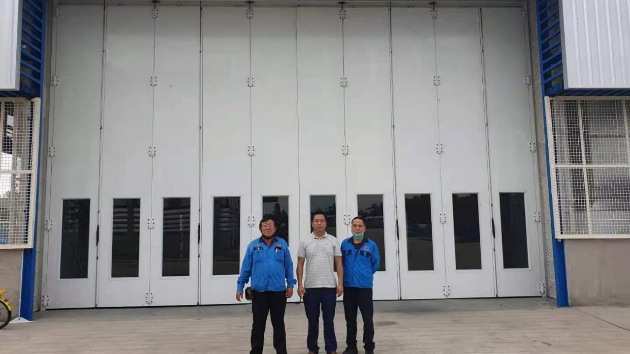 Industrial paint booth