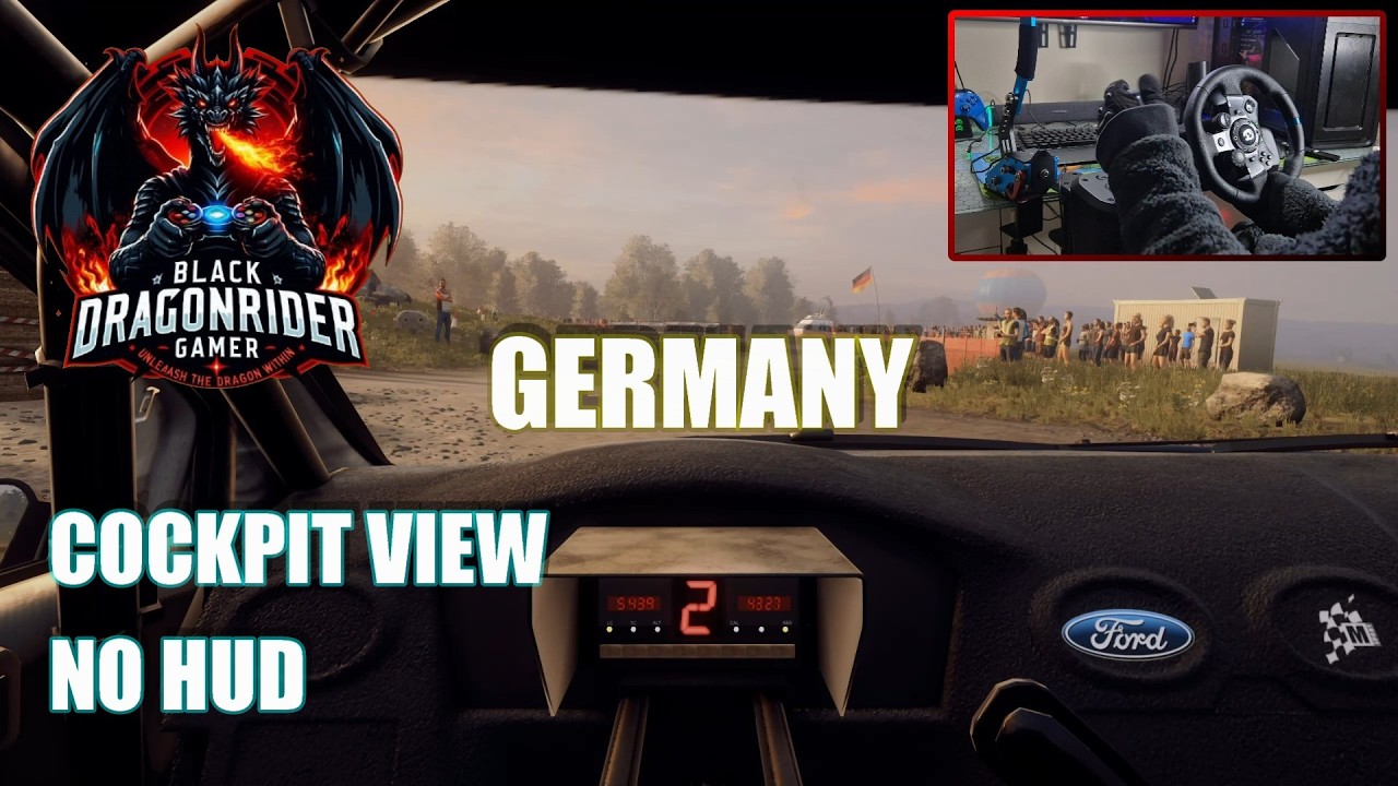 DiRT Rally 2.0  Innerer Feld-Sprint Umgekehrt (Germany)  Ford Focus 2007 Cockpit