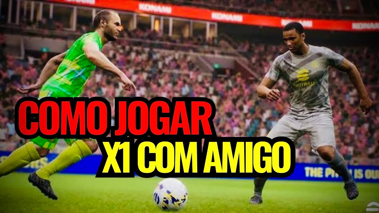 COMO JOGAR ONLINE COM AMIGO TIRAR X1 NO E-FOOTBALL 2024 MOBILE