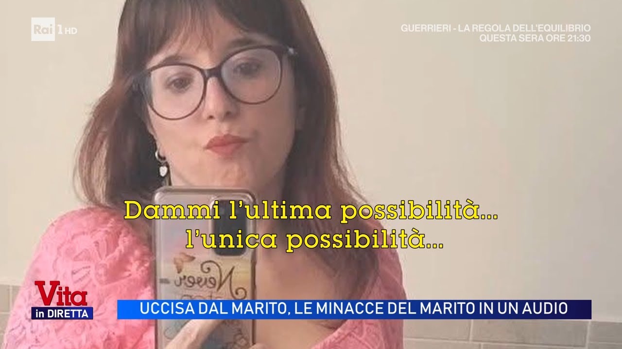 Femminicidio Valentina Sarto, le minacce del marito in un audio - Vita in diretta 23/03/2026