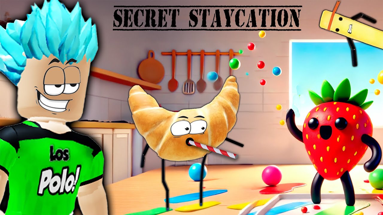 Ganamos alimentos en la FIESTA de JUGOS de Secret Staycation, VACACIONES SECRETAS!!