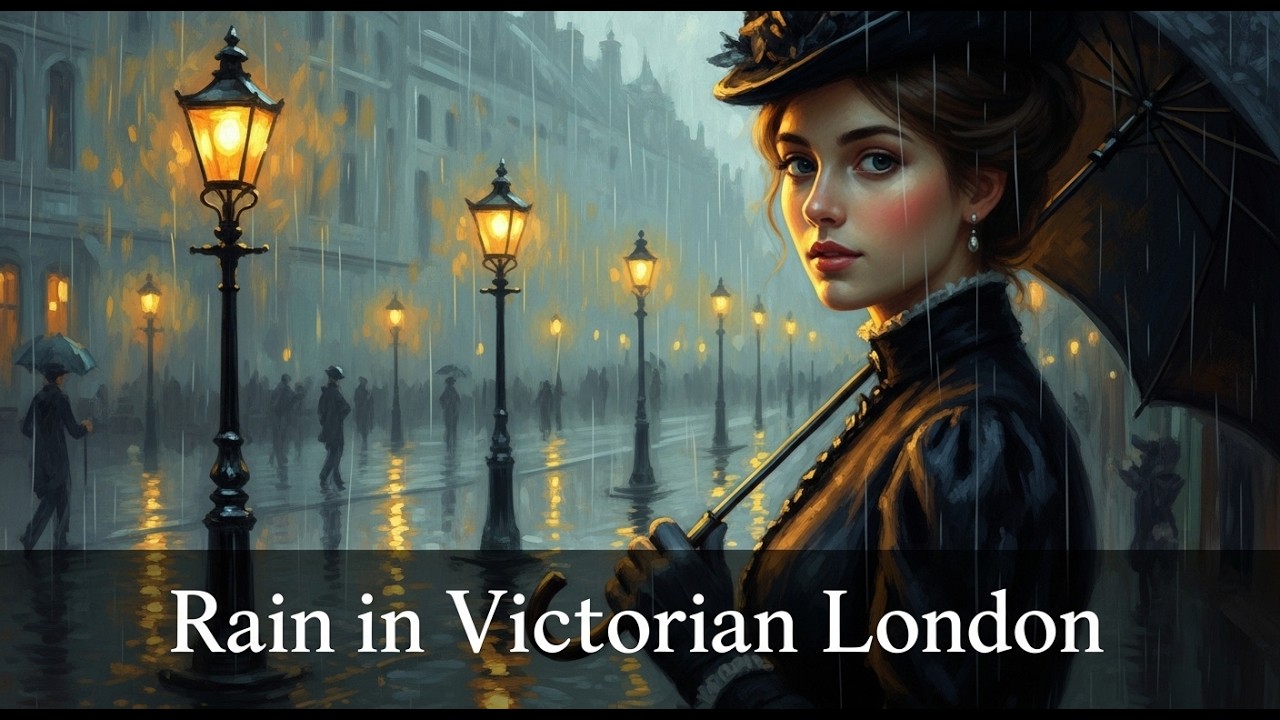Visual Poems | Claude Monet | When the Rain Brings Them Home | Victorian London at Twilight
