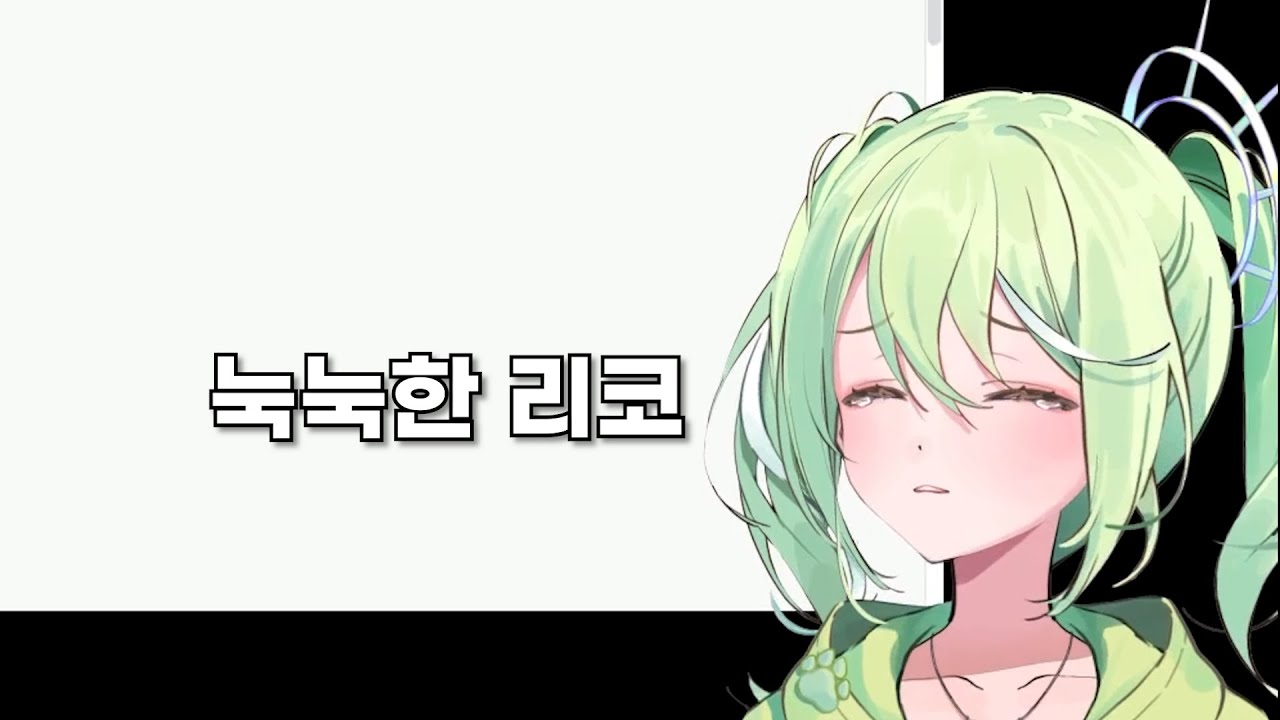 콘서트 이후 단체곡 가사를 보며 눅눅해진 리코