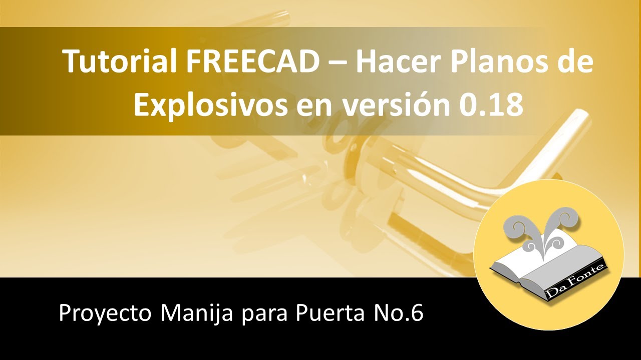 Tutorial FreeCAD   Cómo hacer planos de un explosivo