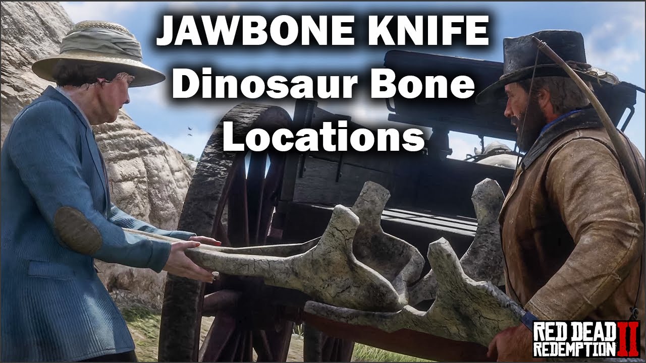 Jawbone Knife and all the Dinosaur Bone Locations in Red Dead Redemption 2