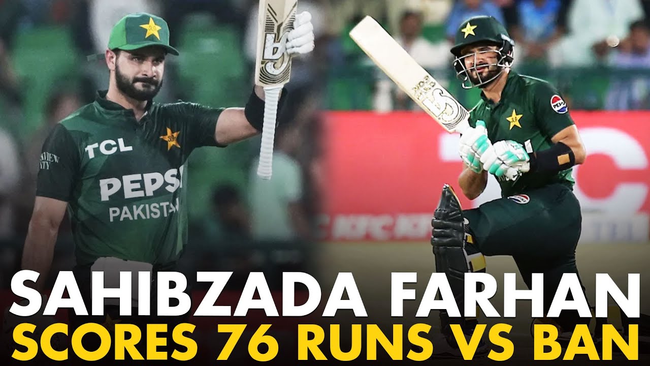 Sahibzada Farhan Dominates Bangladesh Bowling | 7️⃣4️⃣-Runs Blitz in Lahore | 2nd T20I, 2025 | M3L1K