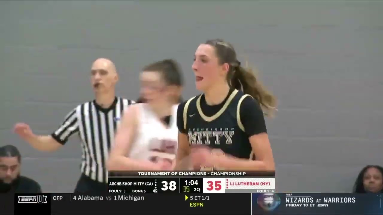 McKenna Woliczko MVP performance in Archbishop Mitty HS  vs LuHi 2023 Nike TOC Championship