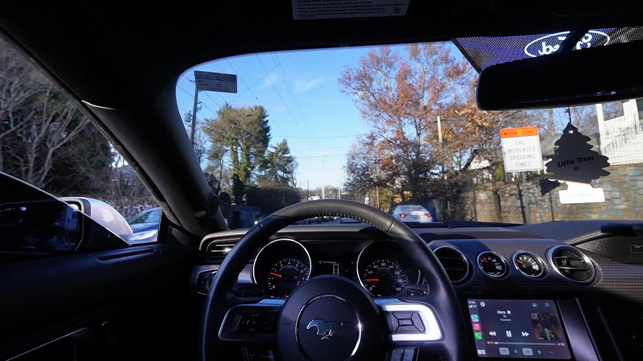 MUSTANG GT 5.0 CUTTING UP IN RUSH HOUR TRAFFIC POV