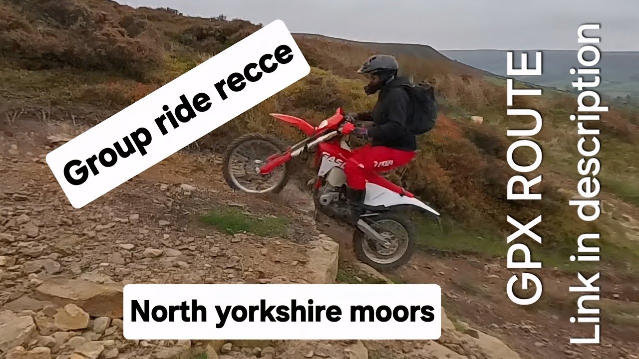 Recce for a group ride in the Yorkshire Moors and GPX route