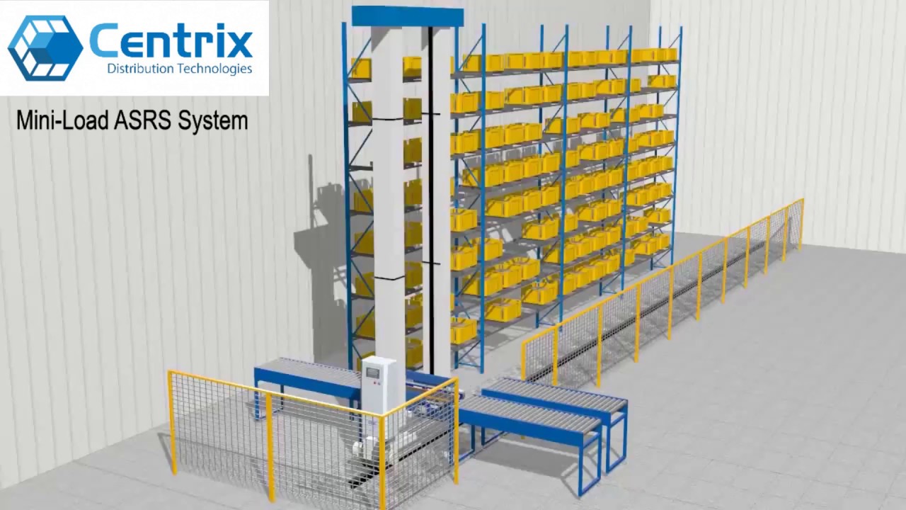 Mini Load Automated Storage and Retrieval System - Centrix Distribution Technologies