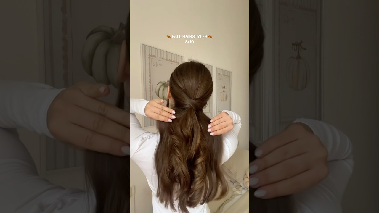 FALL HAIRSTYLES 8/10 #hairstyle #fall #autumn #tutorial