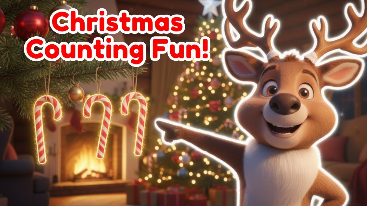 Counting with Rusty (1–10 Christmas Activity for Kids!) 🎄How Many Can YOU Find?