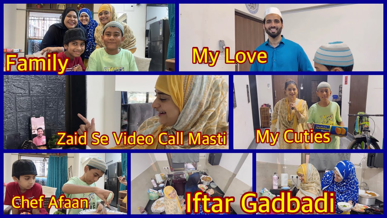 Aaj aaye Anam aur Afaan humaare ghar for Iftar😍| Missed my Mom| Bohot Gadbad thi😅| #family #ramzan