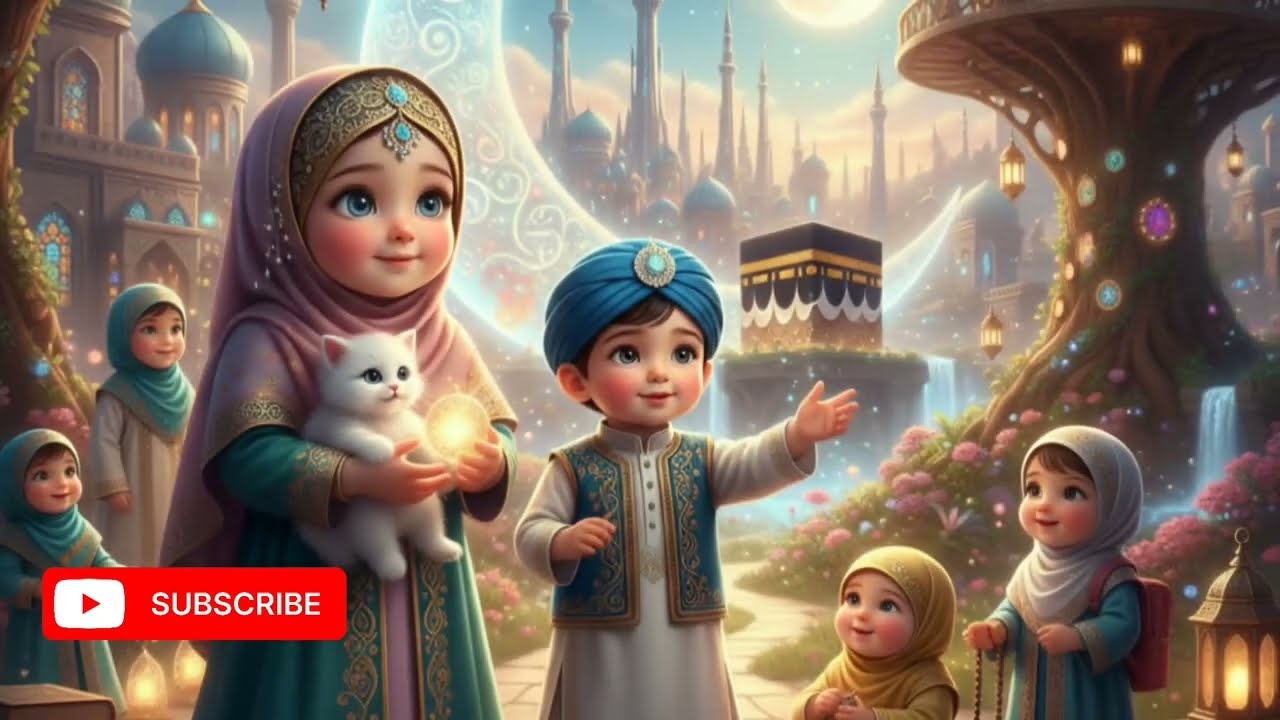 حب الله رغم الخطأ ❤️ | قصة الطفل والكوب المكسور للأطفال المسلمين#حب_الله #baby 