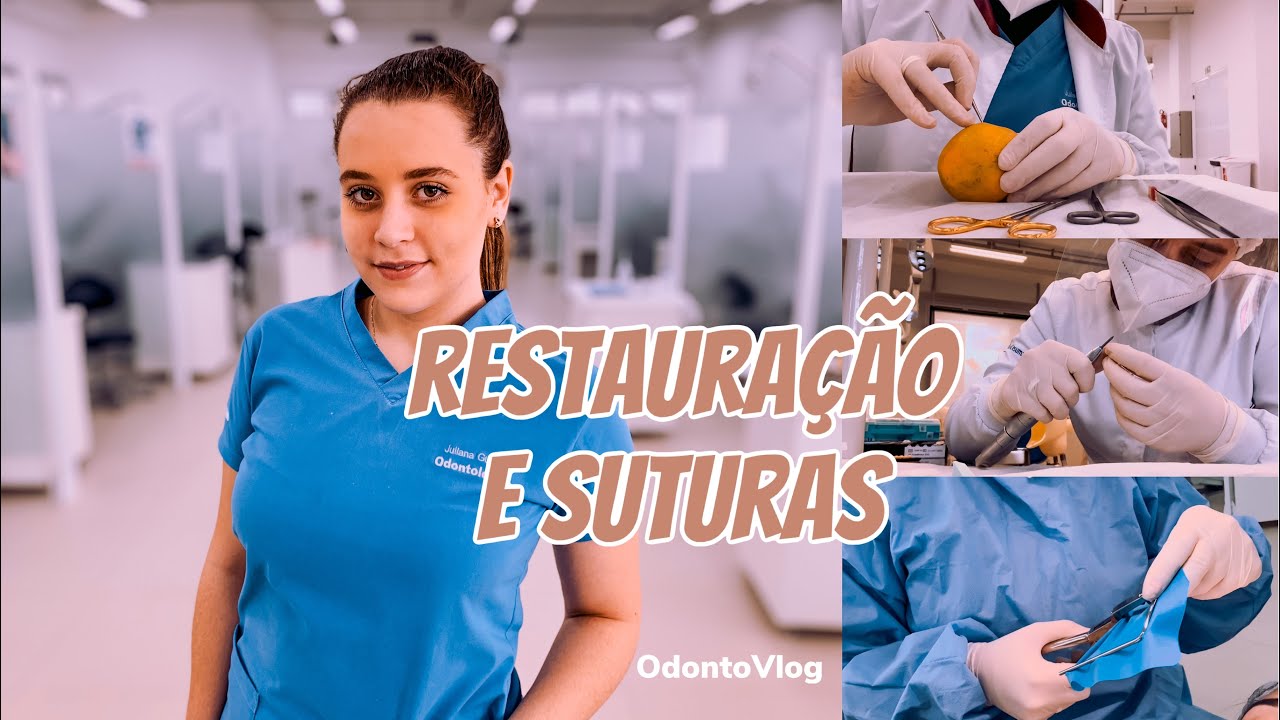 Rotina de uma estudante de odontologia - aula de cirurgia e restaurações