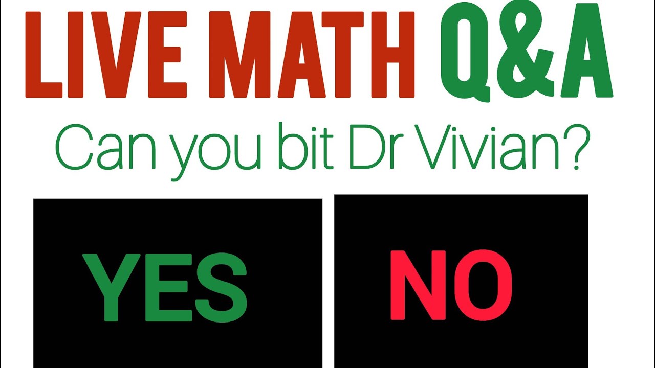 Dr Vivian Mathematics Tutorial  is live!