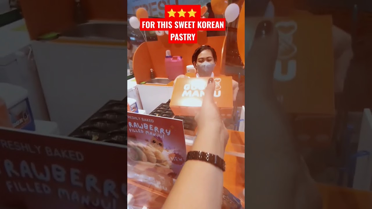 GUGU MANJU - BAKED SWEET KOREAN PASTRY FOOD REVIEW