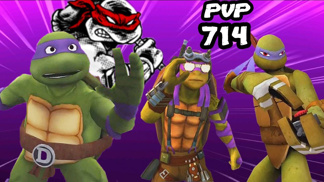 TMNT Legends PVP 714 (Donatello Nick, Donatello Classic, Donatello Movie, Donatello Original)