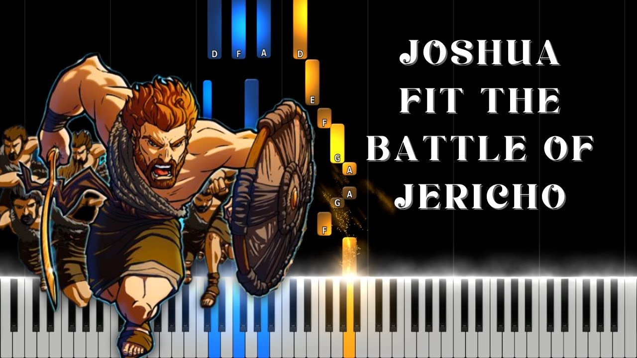 EASY Piano Tutorial for Joshua Fit the Battle of Jericho