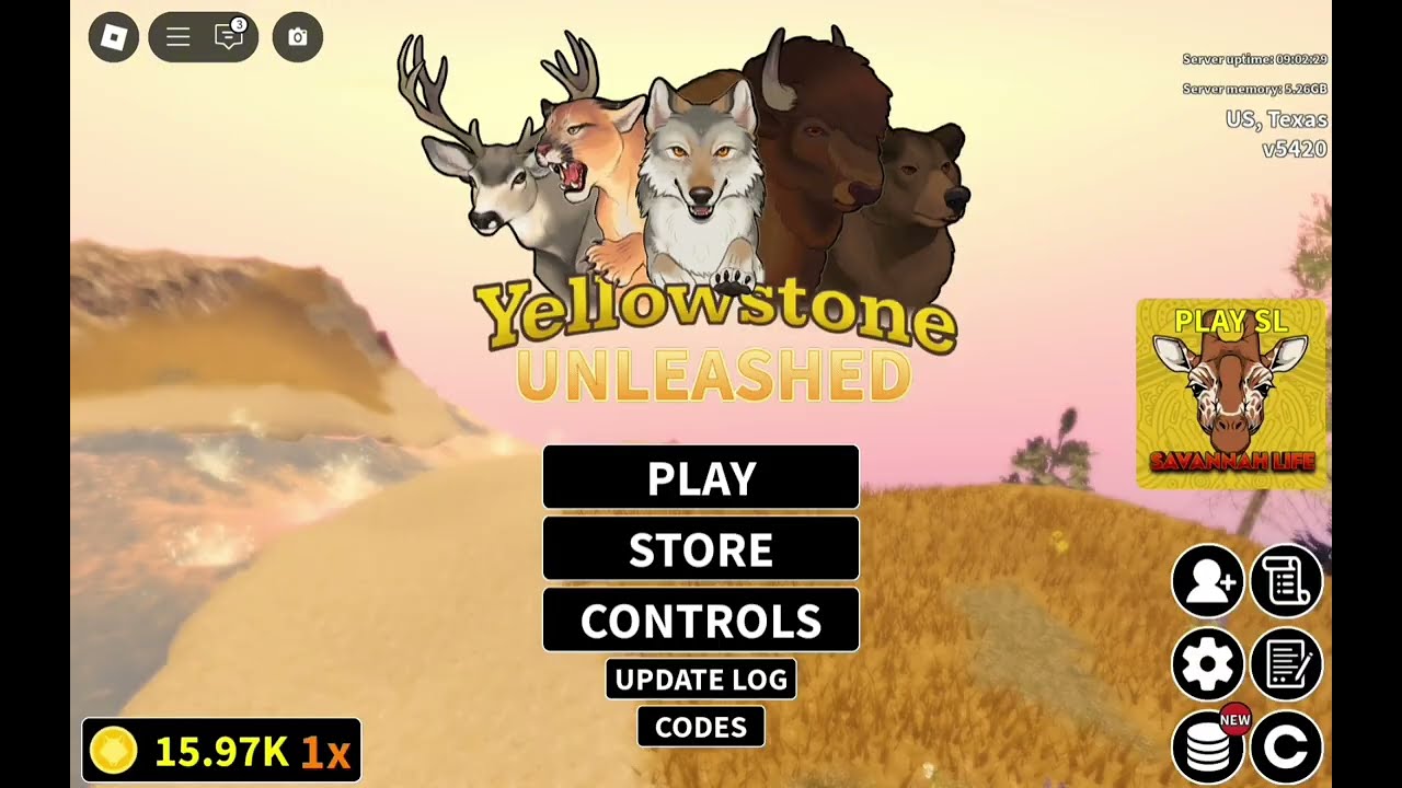 Yellowstone Unleashed Roblox gameplay