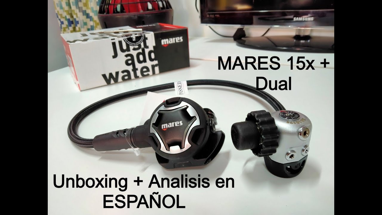 Unboxing ESPAÑOL regulador MARES 15x + dual - www.medanodivingtenerife.com