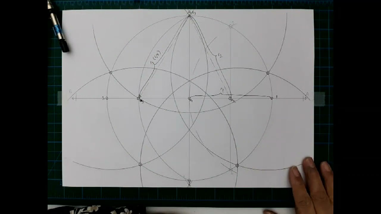 BİR DAİRE 5 VE KATLARINA NASIL BÖLÜNÜR / how to divide a circle into multiples of 5