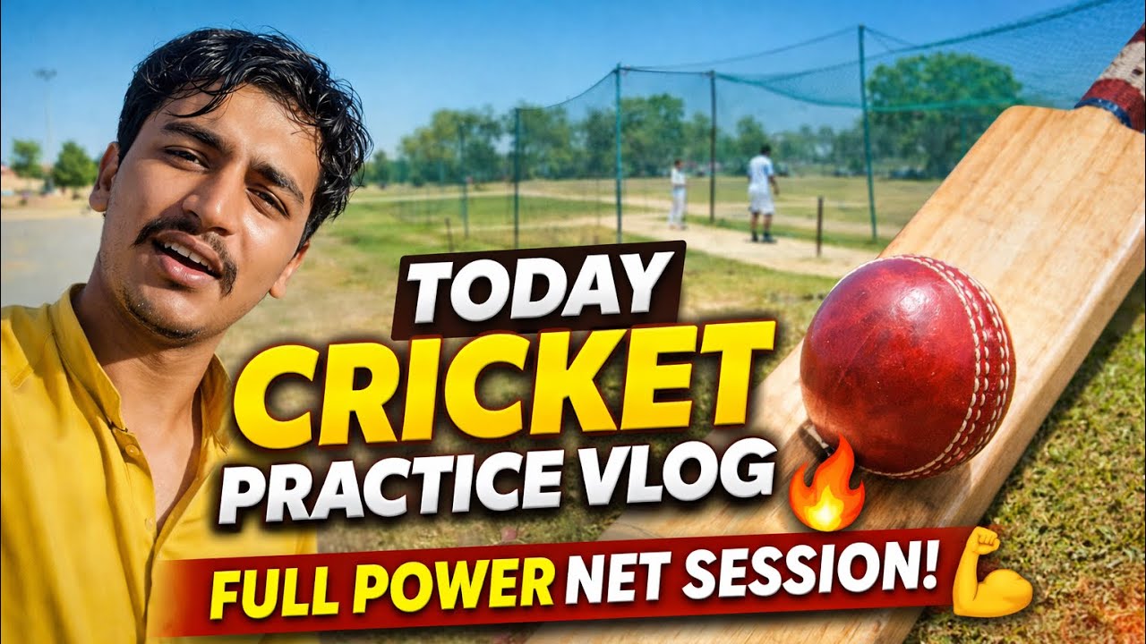 Gali Se Ground Tak 🏏 | Intense Cricket Practice Vlog 😎