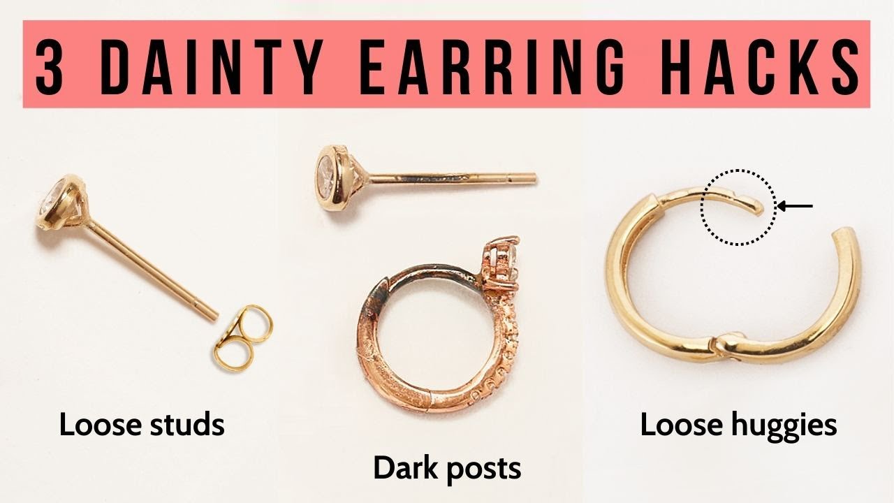 3 Quick Fixes for Common Earring Issues