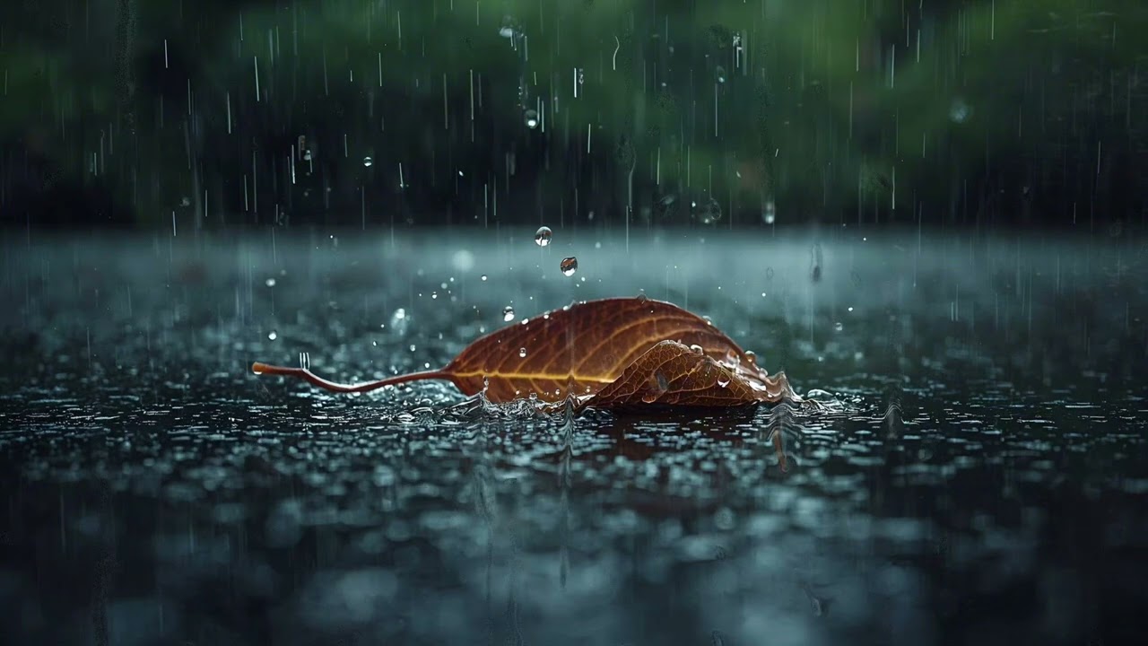 Windy Rain on Window 🌧️ Relaxing Rain Sounds for Sleep (1 Hour)