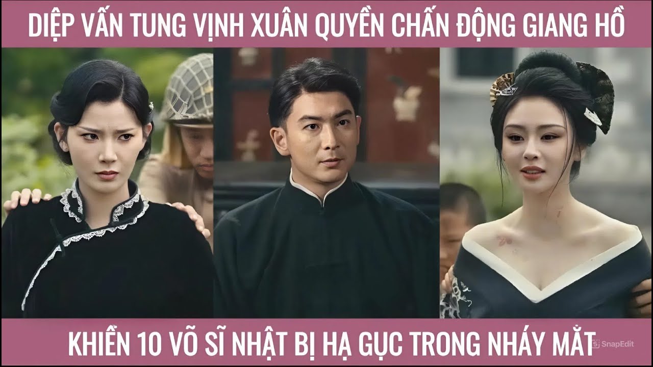 Diệp vấn tung vịnh xu&acirc;n quyền chấn động giang hồ khiến 10 v&otilde; sĩ nhật bản bị hạ gục trong nh&aacute;y mắt