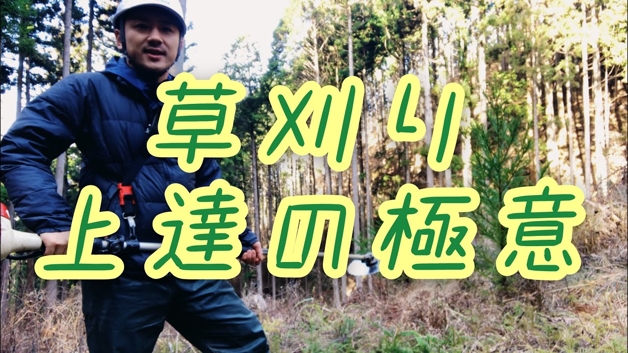 草刈り上達の極意！山仕事の日常#9