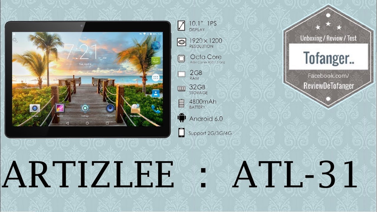 Artizlee ATL31: планшет 4G 10 дюймов