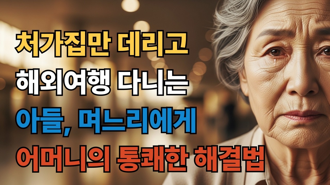 처가집만 데리고 해외여행 간 아들, 며느리에게 통쾌한 시어머니의 해결법